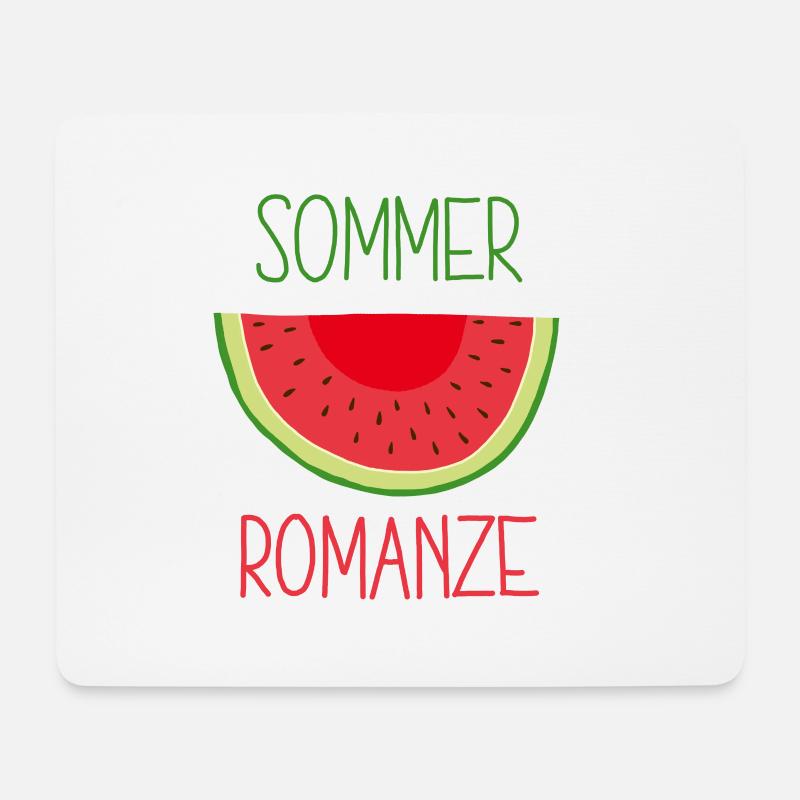 Sommer-Romanze - Mousepad (Querformat) - Weiß