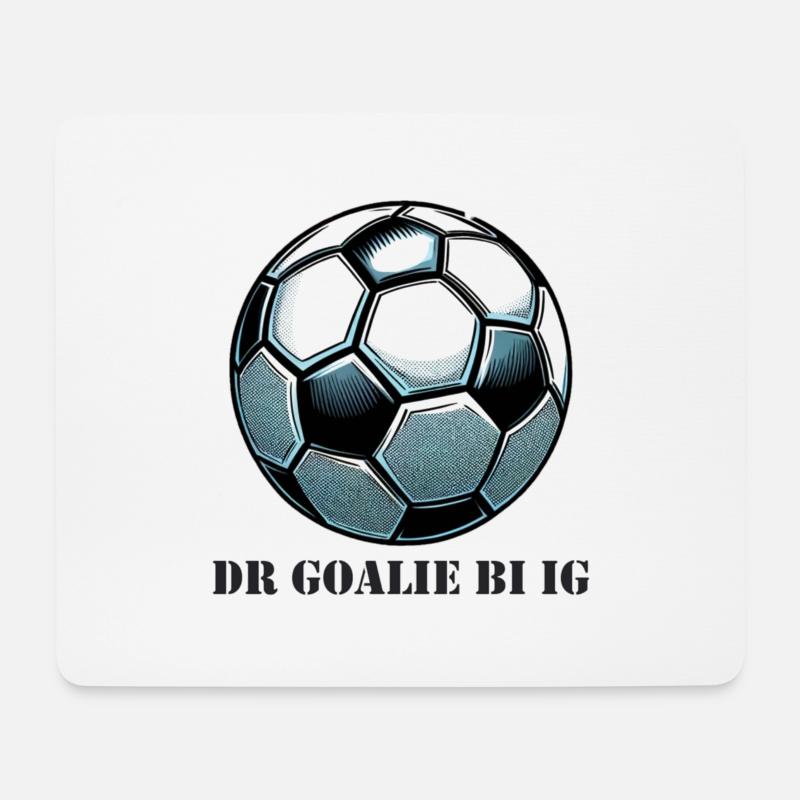 Dr Goalie bi ig - Mousepad (Querformat) - Weiß