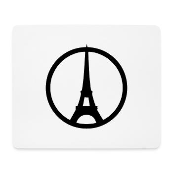 Paris - Mousepad (Querformat) - Weiß - Vorne