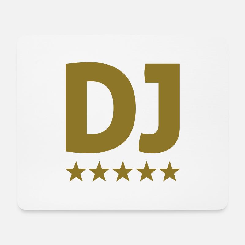 dj - Mouse Pad (horizontal) - white