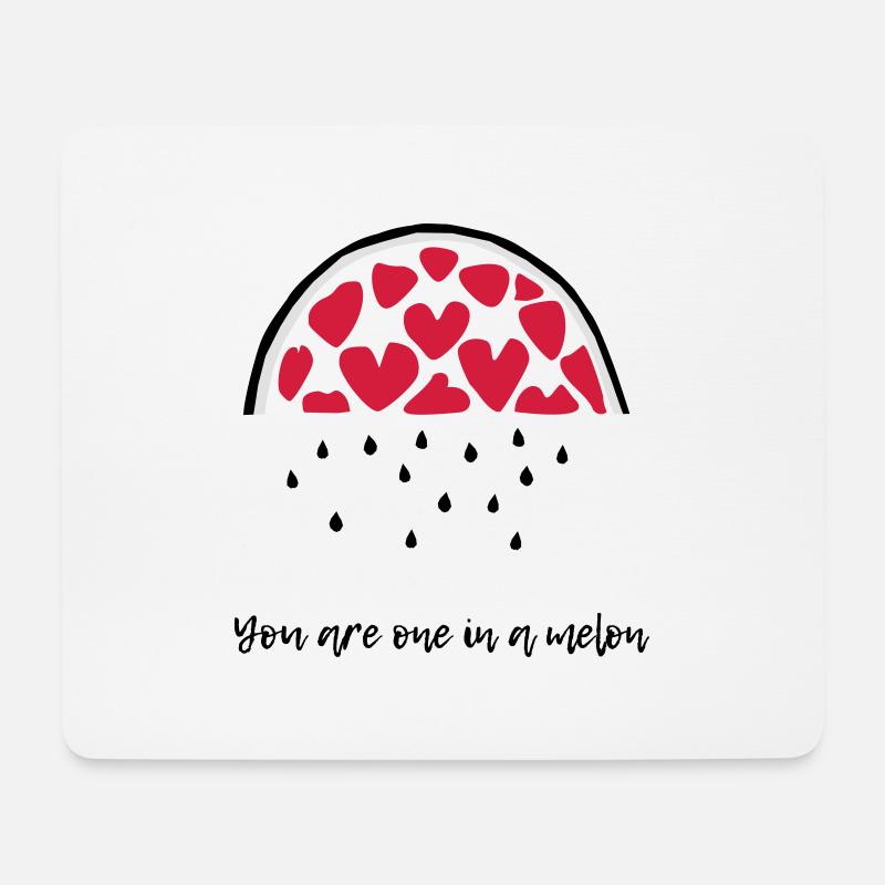 One in a melon - Mousepad (Querformat) - Weiß