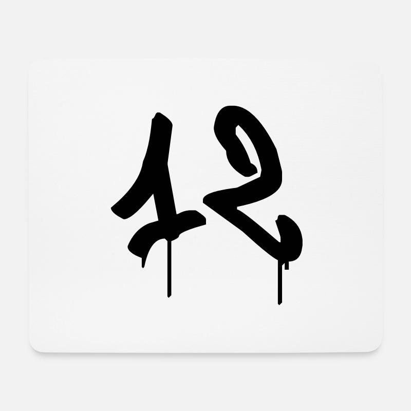 Tag : 12 - Mousepad (Querformat) - Weiß