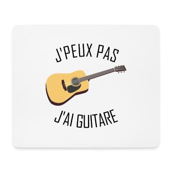 I can not have Guitar - Mouse Pad (horizontal) - white - Front