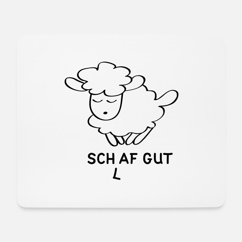 (l)af gut - Mousepad (Querformat) - Weiß