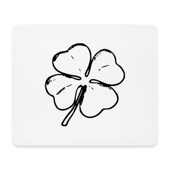 Shamrock, happiness, nature - Mouse Pad (horizontal) - white - Front