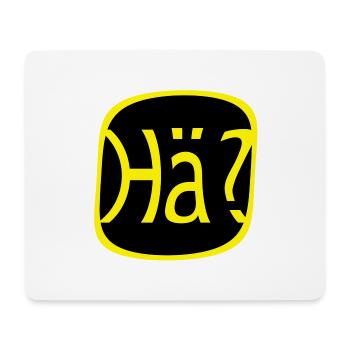 Write a review What? Huh? - Mouse Pad (horizontal) - white - Front