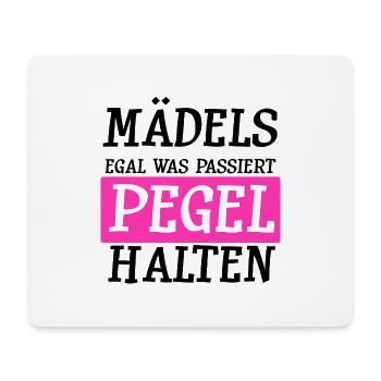 Mallorca Malle Party Crew Saufen Suff Alkohol - Mousepad (Querformat) - Weiß - Vorne