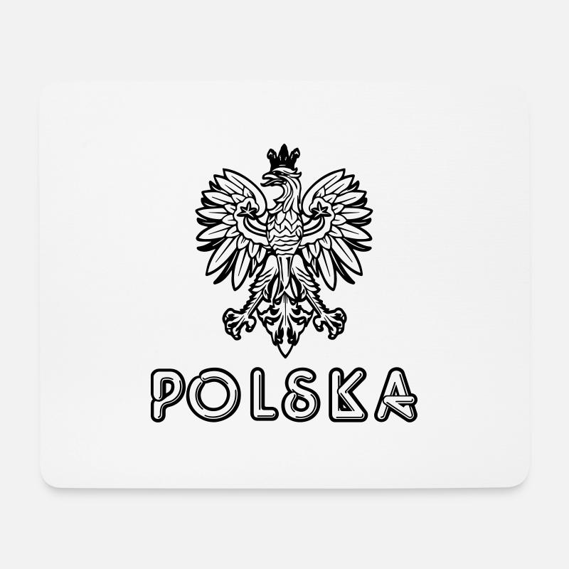 polska - Mouse Pad (horizontal) - white