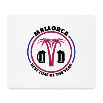 Mallorca Bierkrug Palme Feiern Party Geschenk - Mousepad (Querformat) - Weiß - Vorne