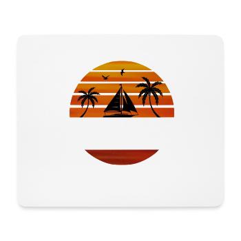 Malibu Beach California - Mousepad (Querformat) - Weiß - Vorne