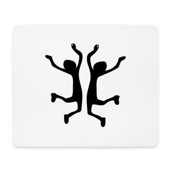 dacning_boys - Mousepad (Querformat) - Weiß - Vorne