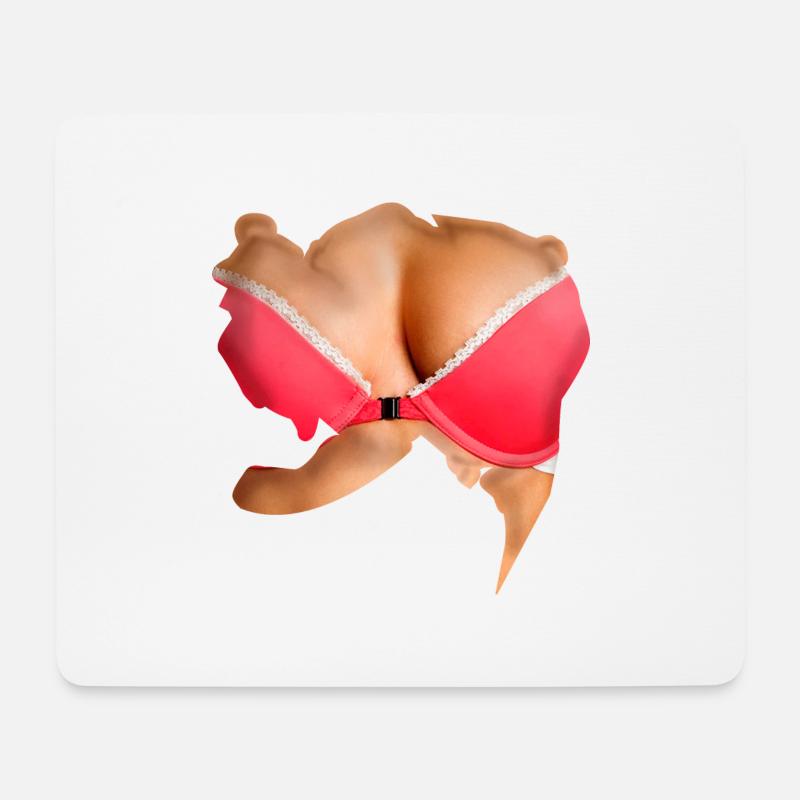 Lustige Torso T-Shirt - Mousepad (Querformat) - Weiß