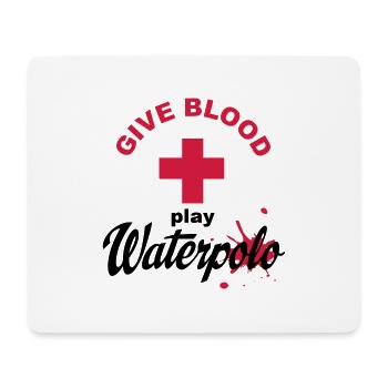 water polo - Mousepad (Querformat) - Weiß - Vorne