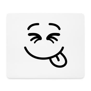 smiley_f1 - Tapis de souris (format paysage) - blanc - Devant