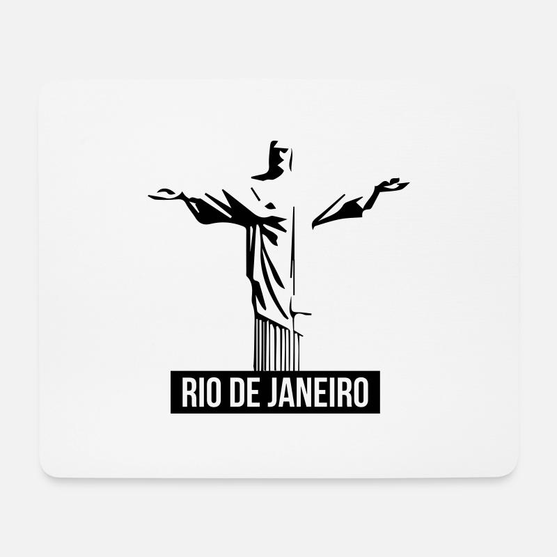 Rio De Janeiro - Mousepad (Querformat) - Weiß