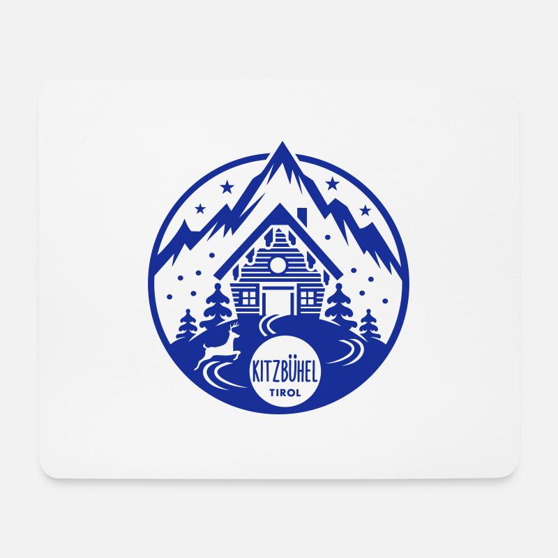 Kitzbühel Tirol - Mousepad (Querformat) - Weiß