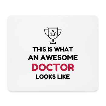Arzt / Medizin / Ärztin / doctor - Mousepad (Querformat) - Weiß - Vorne