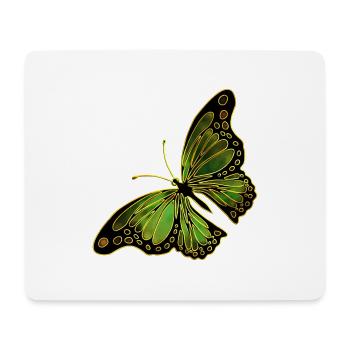 butterfly - Mouse Pad (horizontal) - white - Front