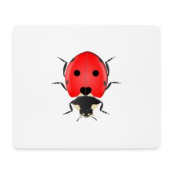 ladybug - Mouse Pad (horizontal) - white - Front