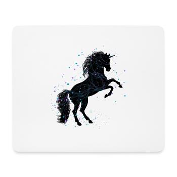 Einhorn - Mousepad (Querformat) - Weiß - Vorne
