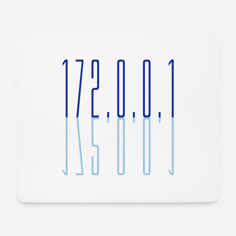 Blau 127 0 - Mousepad (Querformat) - Weiß