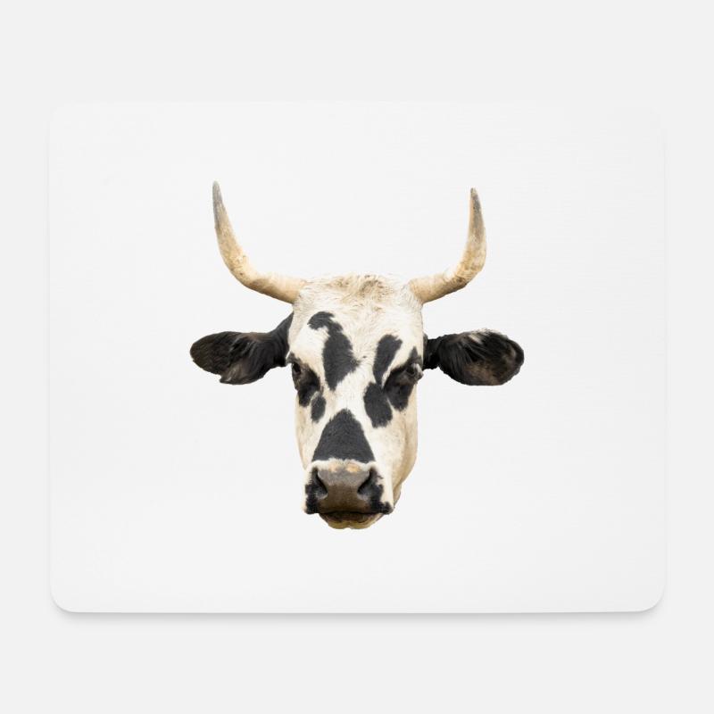 cow - Mouse Pad (horizontal) - white