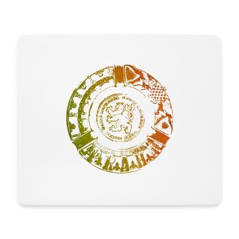 PRAHA - CZECH REPUBLIC - COAT OF ARMS - Mouse Pad (horizontal) - white - Front