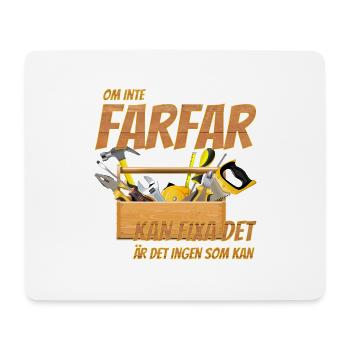 Wenn Opa es nicht reparieren kann, kann es niemand - Mousepad (Querformat) - Weiß - Vorne