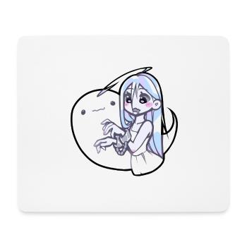 Geist Anime Mädchen - Mousepad (Querformat) - Weiß - Vorne