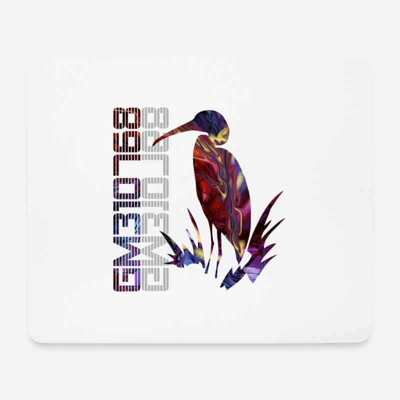 GM310768 Heron2 - Mouse Pad (horizontal) - white