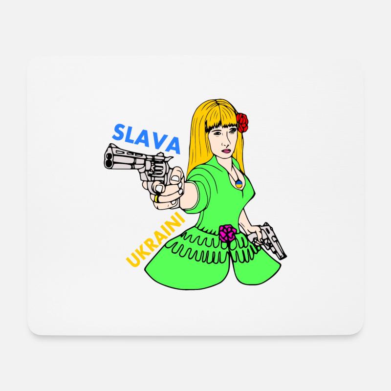 ukraine - Mousepad (Querformat) - Weiß