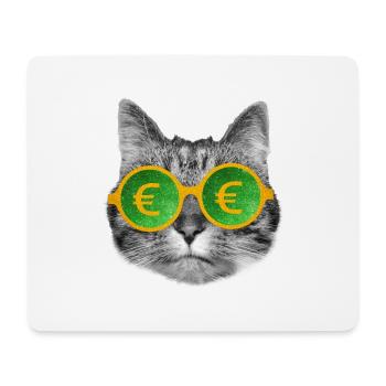 Katzengeldbrille - Mousepad (Querformat) - Weiß - Vorne