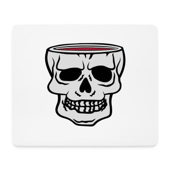 Mug Skull Horreur Halloween - Tapis de souris (format paysage) - blanc - Devant