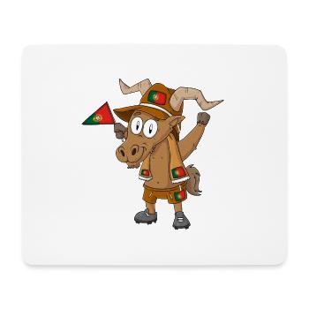 Portuguese Capricorn Fan - Mouse Pad (horizontal) - white - Front