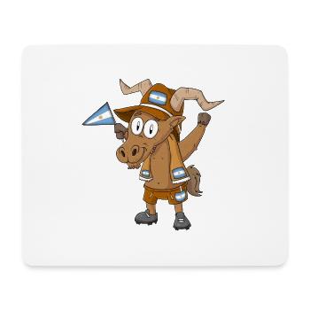 Argentinischer Steinbock Fan - Mousepad (Querformat) - Weiß - Vorne