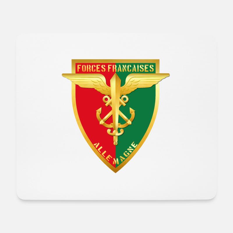 French forces in Germany - Mouse Pad (horizontal) - white