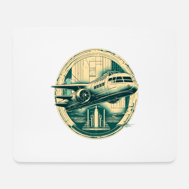 Luft 30 - Mousepad (Querformat) - Weiß