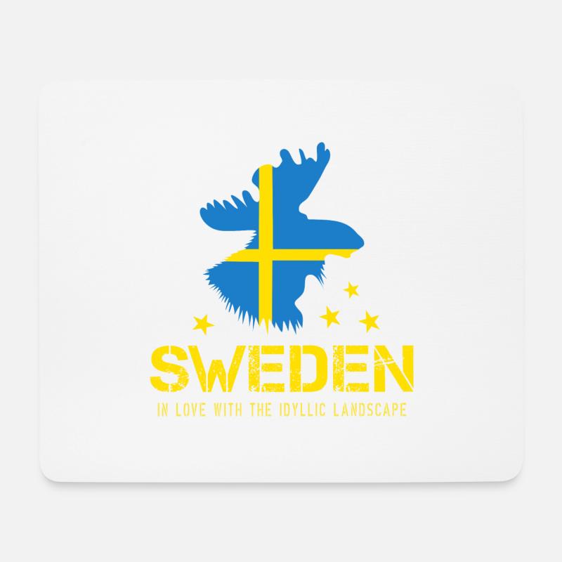 Schweden Sweden - Mousepad (Querformat) - Weiß
