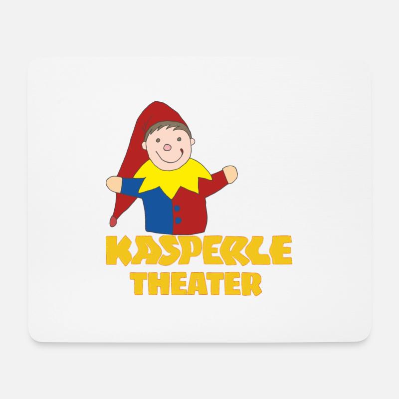 KASPERLE THEATER - Mousepad (Querformat) - Weiß