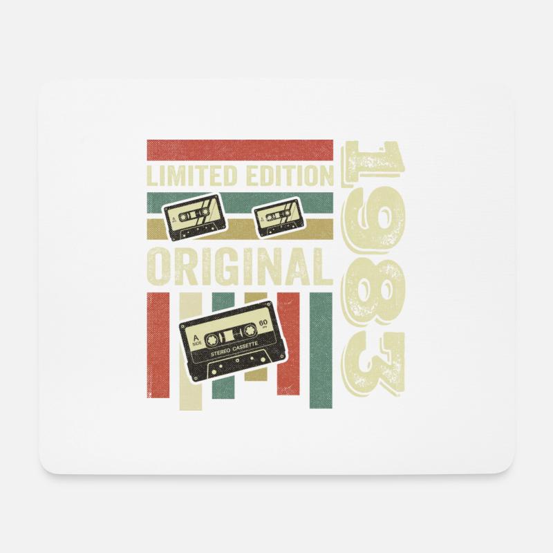 Vintage 1983 - Retro Geburtstagsspruch 1983 - Mousepad (Querformat) - Weiß