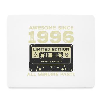 1996 Birthday Born In 1996 Vintage Retro - Mouse Pad (horizontal) - white - Front