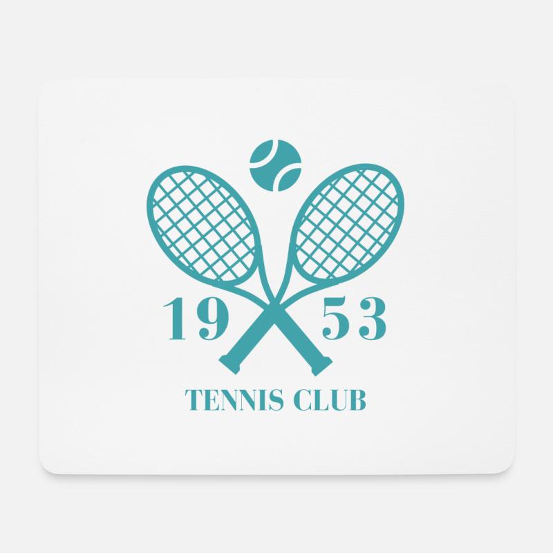 1953 Tennisclub - Mousepad (Querformat) - Weiß