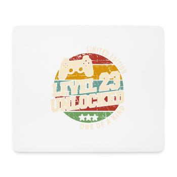 Vintage Geboren Ein Monat von 2001 Geburtstag - Mousepad (Querformat) - Weiß - Vorne