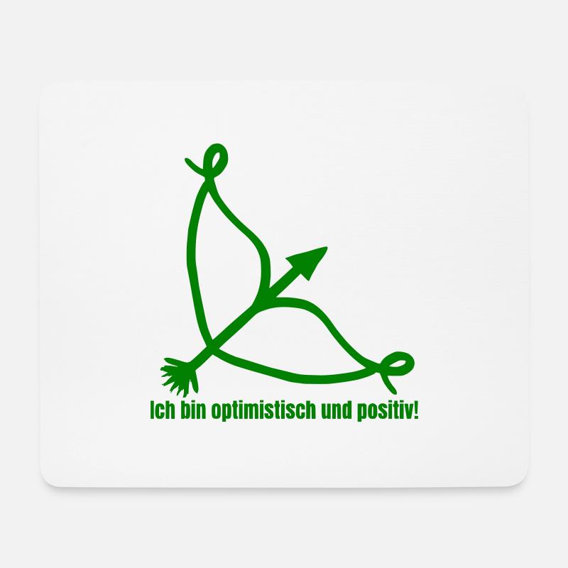 Sternzeichen Schütze - Mousepad (Querformat) - Weiß