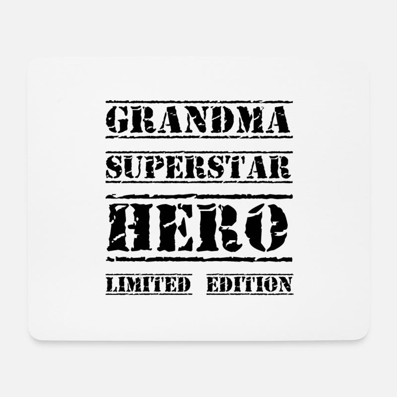 Beste Oma Star Spruch - Mousepad (Querformat) - Weiß