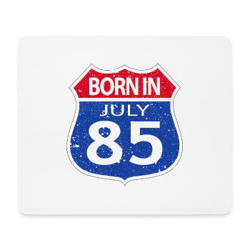 Geboren im Juli 1985 - Mousepad (Querformat) - Weiß - Vorne
