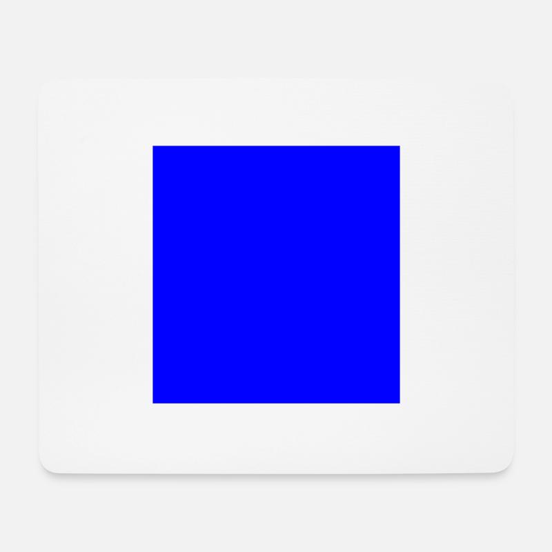 Quadrat - Mousepad (Querformat) - Weiß