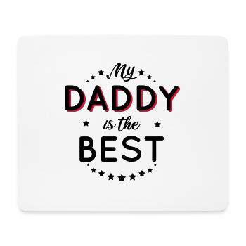 Papa - Mein Papa ist der Beste - Mousepad (Querformat) - Weiß - Vorne