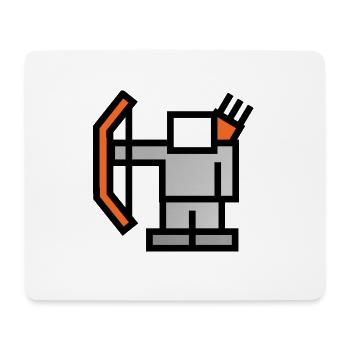 archery arrow bow crossbow target sports9 - Mousepad (Querformat) - Weiß - Vorne