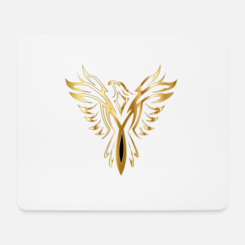 Phoenix - Mousepad (Querformat) - Weiß